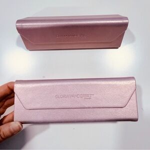 Gloria Vanderbilt Pink or Light Lilac Eyeglasses Case Bundle